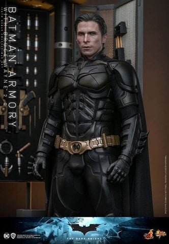 Batman Armory with Bruce Wayne (2.0) - Movie Masterpiece 1/6 Scale Fully Poseable Figure | Hot Toys Figure