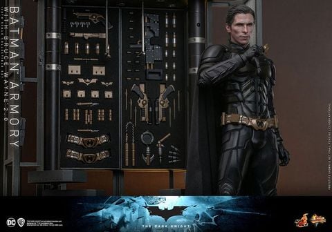 Batman Armory with Bruce Wayne (2.0) - Movie Masterpiece 1/6 Scale Fully Poseable Figure | Hot Toys Figure