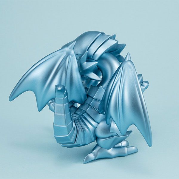 Megahouse Figura Megatoon Blue Eyes White Dragon - Yu-Gi-Oh! - 12 Cm - Statuetta Da Collezione Ufficiale, Con Base - 3