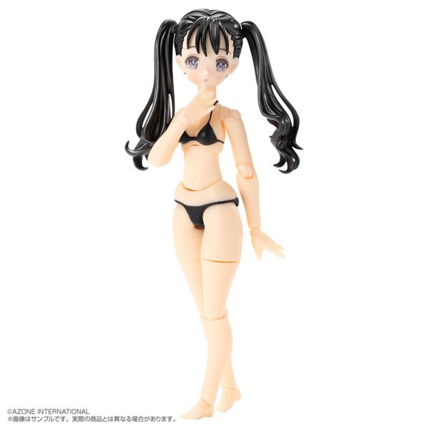 Irumi Yoshino Black Hair, Black Bikini Action Figure 1/12 - Bikini Mates | Azone Figure