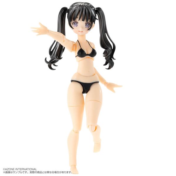 Irumi Yoshino Black Hair, Black Bikini Action Figure 1/12 - Bikini Mates | Azone Figure