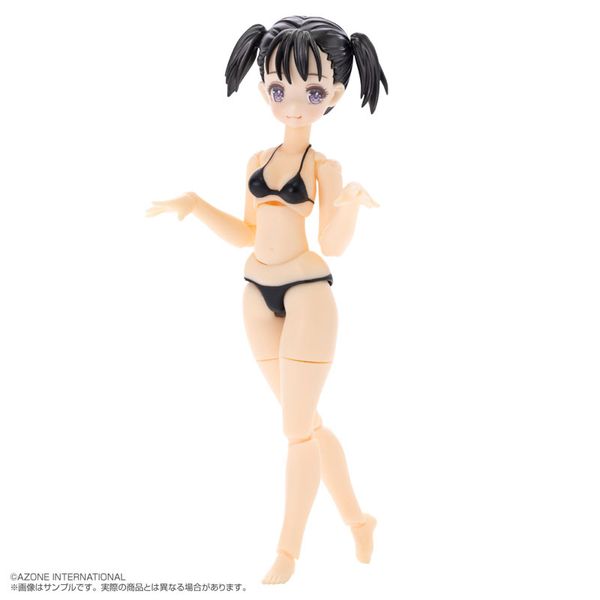 Irumi Yoshino Black Hair, Black Bikini Action Figure 1/12 - Bikini Mates | Azone Figure