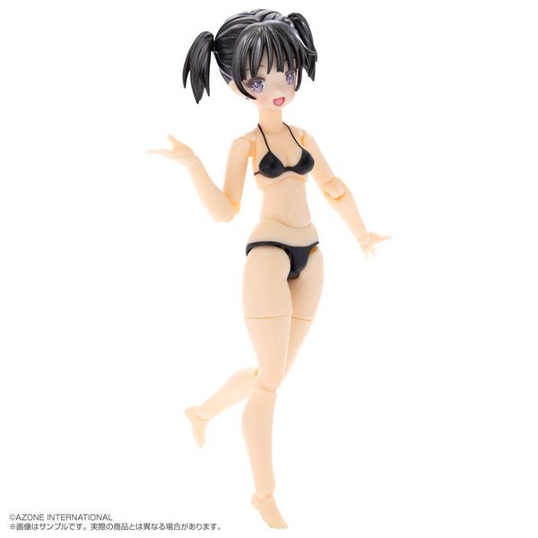 Irumi Yoshino Black Hair, Black Bikini Action Figure 1/12 - Bikini Mates | Azone Figure
