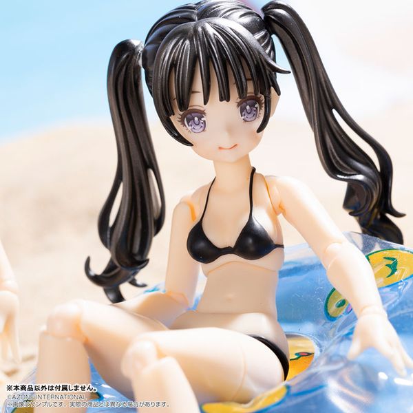 Irumi Yoshino Black Hair, Black Bikini Action Figure 1/12 - Bikini Mates | Azone Figure
