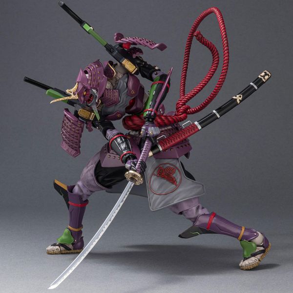 Evangelion x Takashi Okazaki Regular Multipurpose Humanoid Battle Weapon Musha Unit-01 - RIOBOT | Sentinel Figure