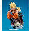 Super Saiyan Son Goku & Super Saiyan Son Gohan & Bike Desktop Real McCoy EX - Dragon Ball Z | MegaHouse Figure