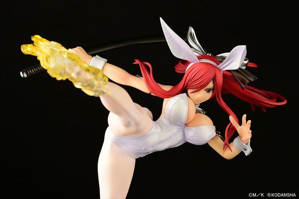 Erza Scarlet High Kick ver. White Rabbit 1/6 Figure - FAIRY TAIL | Orca Toys Figure