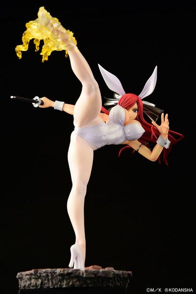 Erza Scarlet High Kick ver. White Rabbit 1/6 Figure - FAIRY TAIL | Orca Toys Figure