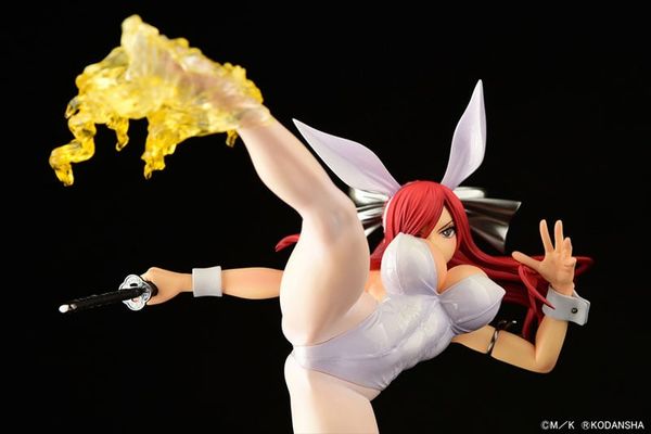 Erza Scarlet High Kick ver. White Rabbit 1/6 Figure - FAIRY TAIL | Orca Toys Figure
