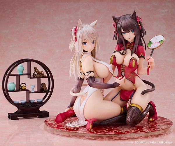 Shironeko 1/6 - Mataro Original Illustration | Pink Cat Figure