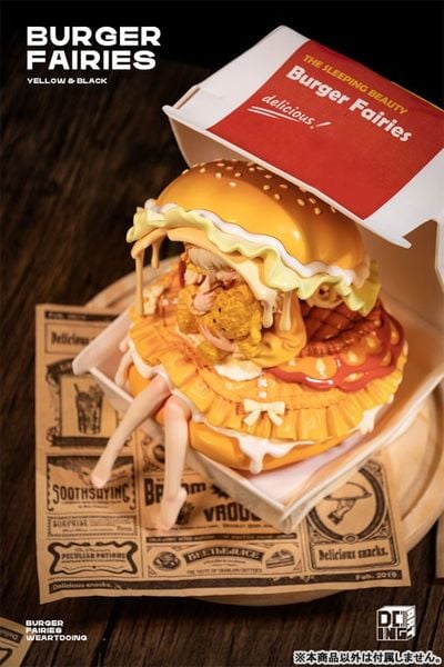 Burger Fairies Yellow Deluxe Edition - WE ART DOING Original | WE ART DOING Figure