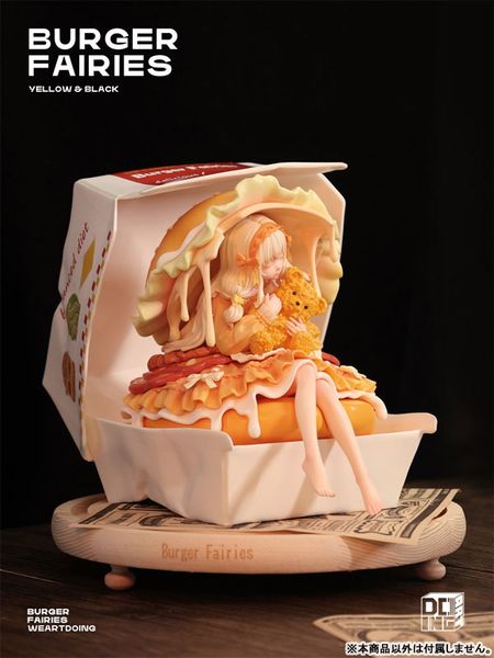 Burger Fairies Yellow Deluxe Edition - WE ART DOING Original | WE ART DOING Figure
