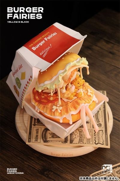 Burger Fairies Yellow Deluxe Edition - WE ART DOING Original | WE ART DOING Figure