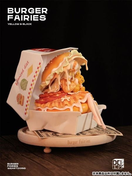 Burger Fairies Yellow Deluxe Edition - WE ART DOING Original | WE ART DOING Figure
