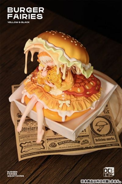 バーガーの妖精 - イエロー デラックス版　[WE ART DOING] 特典】バーガーの妖精 - イエロー デラックス版 完成品