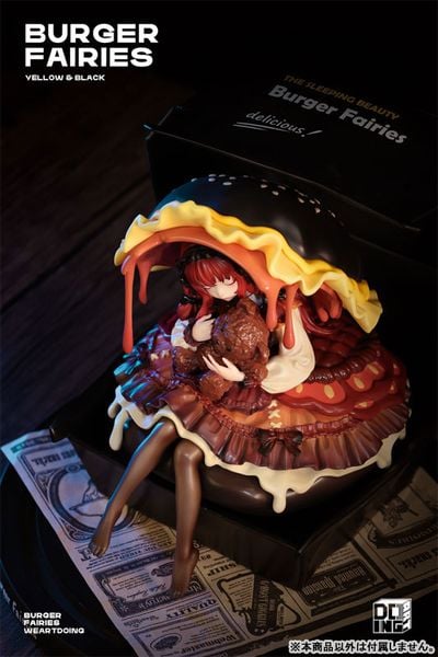 Burger Fairies Black Deluxe Edition - WE ART DOING Original | WE ART DOING Figure