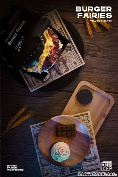 Burger Fairies Black Deluxe Edition - WE ART DOING Original | WE ART DOING Figure