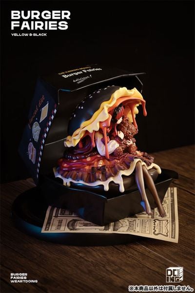 Burger Fairies Black Deluxe Edition - WE ART DOING Original | WE ART DOING Figure