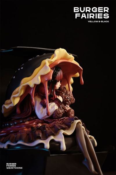 Burger Fairies Black Deluxe Edition - WE ART DOING Original | WE ART DOING Figure