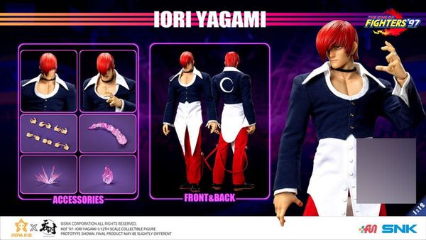 Iori Yagami (Miss X) - The King of Fighters '97 1/12 | TUNSHI STUDIO Figure