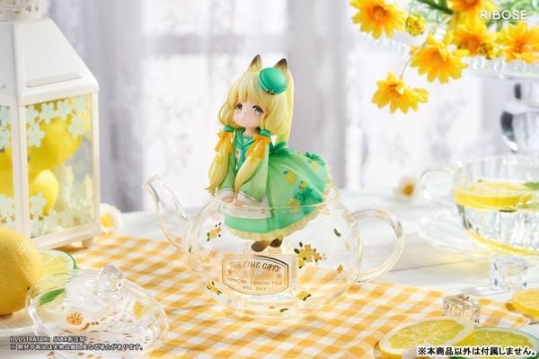 Lemon Cat Original Chibi Figure - Tea Time Cats | Ribose Figure