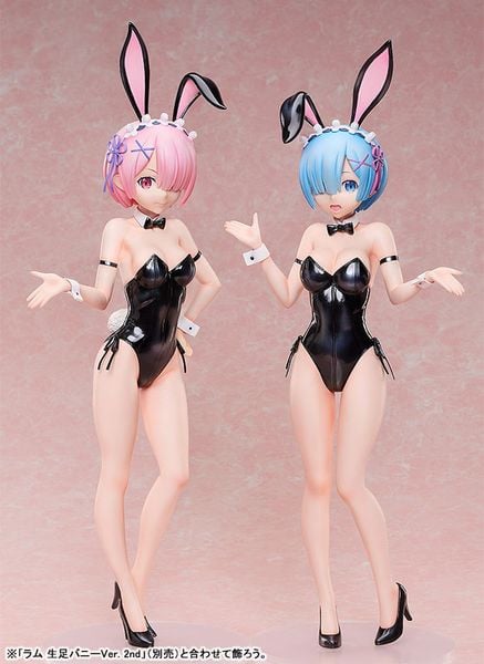Rem Bare Leg Bunny Ver 2nd 1/4 - ReZERO Starting Life in Another World | FREEing Figure