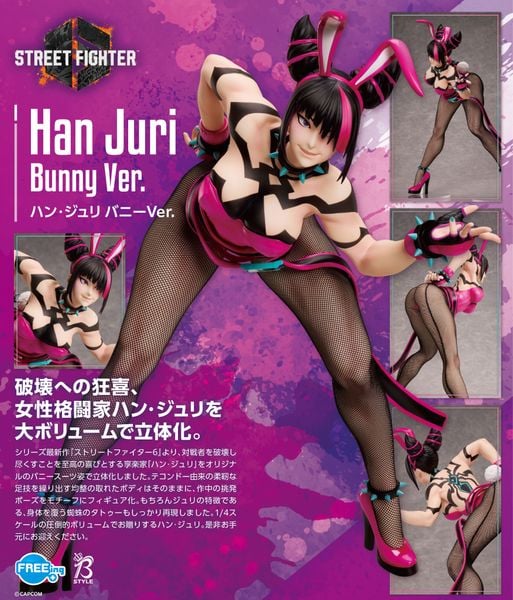 Han Juri 1/4 Bunny Ver. B-STYLE - Street Fighter | FREEing Figure