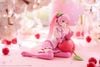 Hatsune Miku Sakura Sakuranbo Cushion Ver. Desktop Cute - Vocaloid | Taito Figure