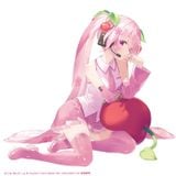 Hatsune Miku Sakura Sakuranbo Cushion Ver. Desktop Cute - Vocaloid | Taito Figure