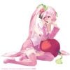 Hatsune Miku Sakura Sakuranbo Cushion Ver. Desktop Cute - Vocaloid | Taito Figure