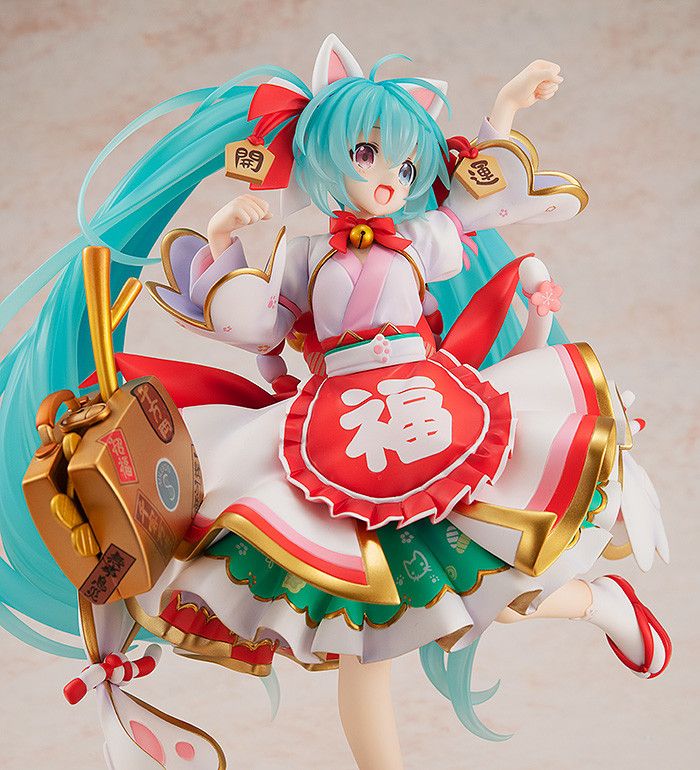 SU ORDINAZIONE Character Vocal Series 01 Nendoroid Action Figure Hatsune Miku: Black Maneki Miku Ver. 10 cm main image 1