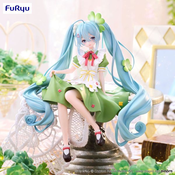 Hatsune Miku Clover Flower Fairy Noodle Stopper Figure - Vocaloid | FuRyu Figure