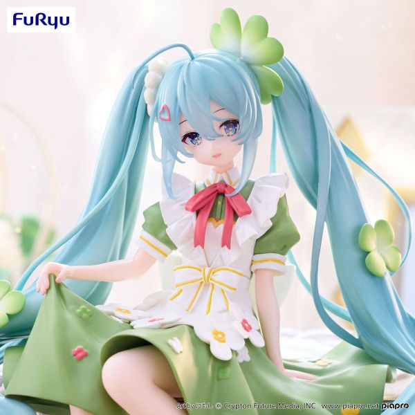 Hatsune Miku Clover Flower Fairy Noodle Stopper Figure - Vocaloid | FuRyu Figure