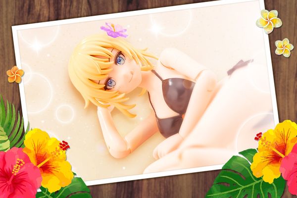 Ritsuka Saeki Swim Style Hair Arrange Ver. 1/10 - Sousai Shoujo Teien | Kotobukiya Model