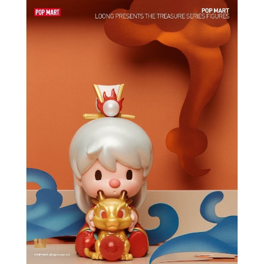 Mô Hình Đồ Chơi POP MART Loong Presents The Treasure Blind box