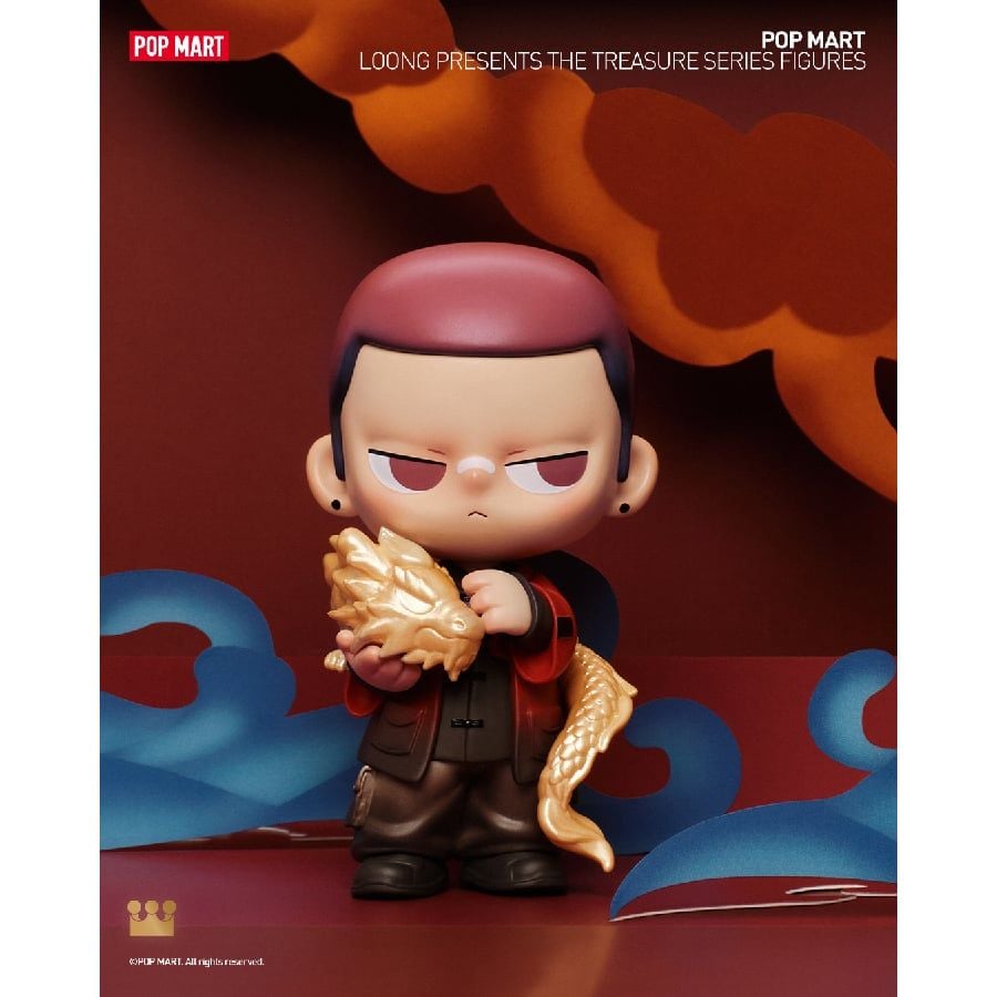 Mô Hình Đồ Chơi POP MART Loong Presents The Treasure Blind box