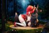Wolf Girl 1/5 - Original Character Little Red Riding Hood And The Wolf Girl | Lovely Figure