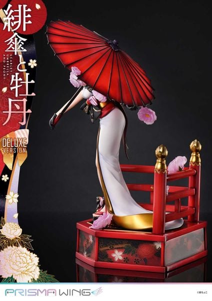 Scarlet Umbrella And Peony Deluxe Version 1/7 PRISMA WING Fujichoco's Original Illustration | Prime 1 Studio Figure