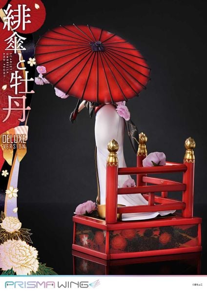 Scarlet Umbrella And Peony Deluxe Version 1/7 PRISMA WING Fujichoco's Original Illustration | Prime 1 Studio Figure