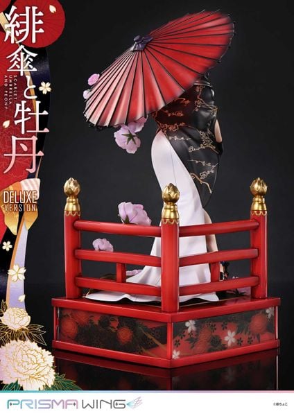 Scarlet Umbrella And Peony Deluxe Version 1/7 PRISMA WING Fujichoco's Original Illustration | Prime 1 Studio Figure