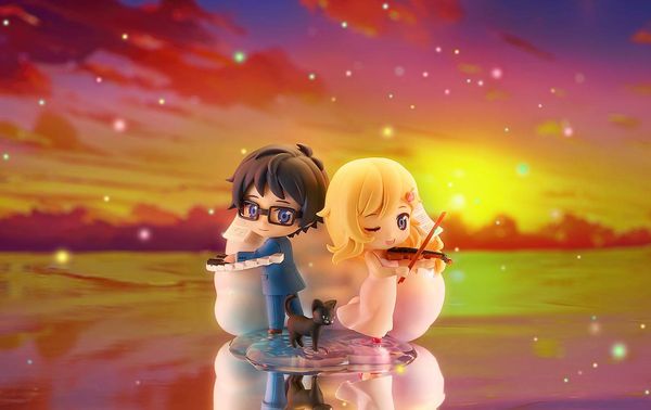 Arima Kousei & Miyazono Kaori Qset - Shigatsu wa Kimi no Uso | Good Smile Arts Shanghai Figure