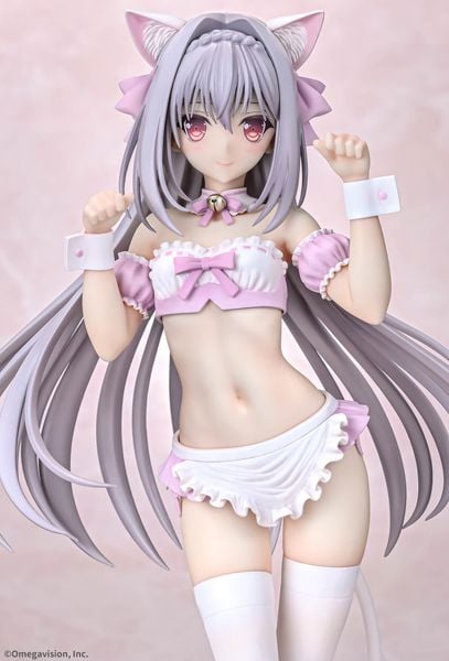 Luna Sakurakouji Cat-eared Maid Cherry Blossom Color ver 1/6 - Tsuki ni Yorisou Otome no Sahou | Q-six Figure
