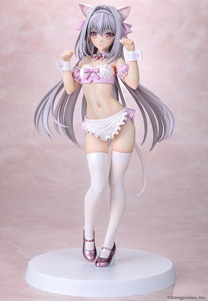 Luna Sakurakouji Cat-eared Maid Cherry Blossom Color ver 1/6 - Tsuki ni Yorisou Otome no Sahou | Q-six Figure