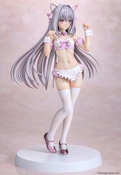 Luna Sakurakouji Cat-eared Maid Cherry Blossom Color ver 1/6 - Tsuki ni Yorisou Otome no Sahou | Q-six Figure
