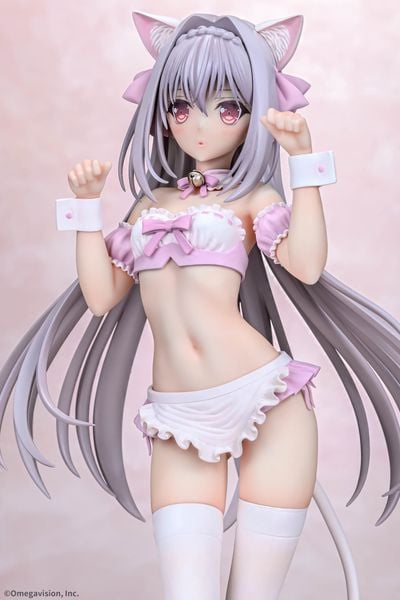 Luna Sakurakouji Cat-eared Maid Cherry Blossom Color ver 1/6 - Tsuki ni Yorisou Otome no Sahou | Q-six Figure