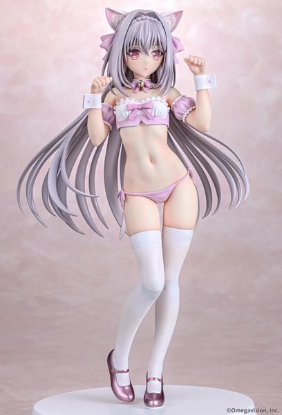 Luna Sakurakouji Cat-eared Maid Cherry Blossom Color ver 1/6 - Tsuki ni Yorisou Otome no Sahou | Q-six Figure