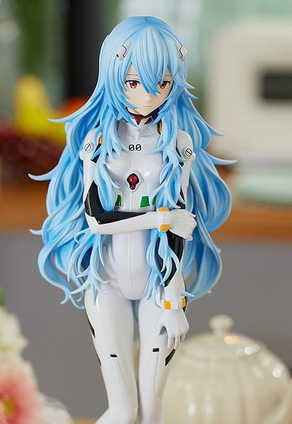 POP UP PARADE Rei Ayanami: Long Hair Ver. XL Size - Rebuild of Evangelion - | Good Smile Company Figure