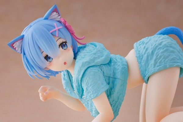 Rem - Re:Zero - Desktop Cute - Cat Room Wear ver. | Taito Figure