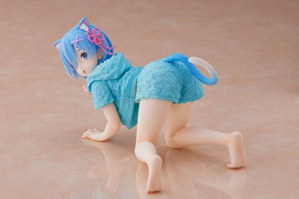 Rem - Re:Zero - Desktop Cute - Cat Room Wear ver. | Taito Figure