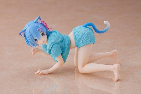 Rem - Re:Zero - Desktop Cute - Cat Room Wear ver. | Taito Figure